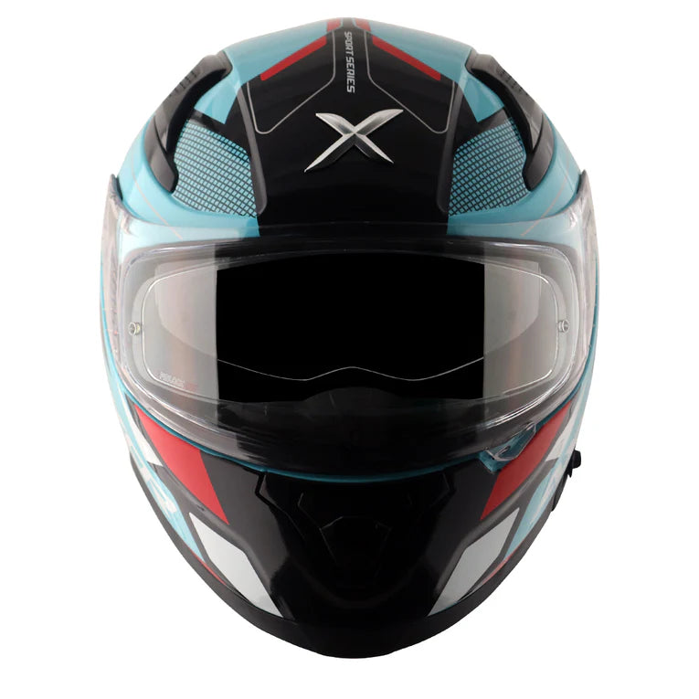 AXOR APEX TURBINE HELMET (Gloss Blue Red)
