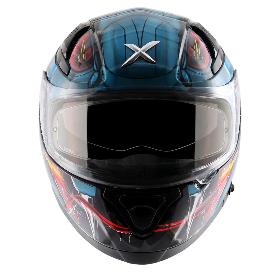 AXOR APEX VENOMOUS HELMET (Gloss Black Blue) - AlwaysRiding