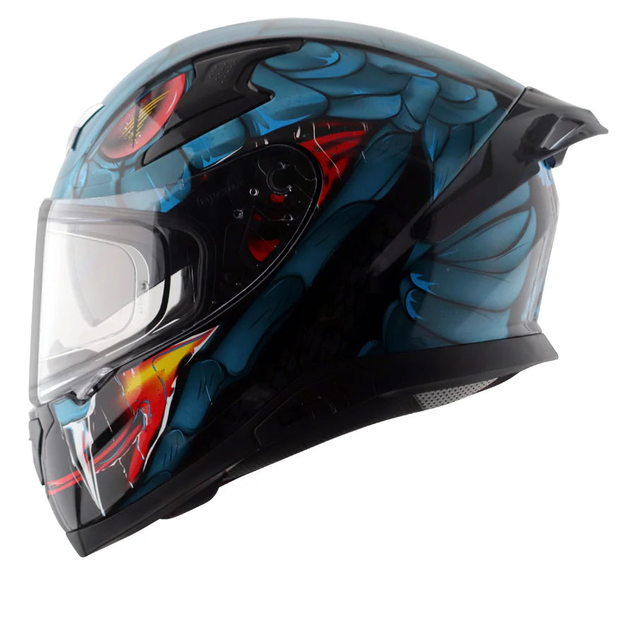 AXOR APEX VENOMOUS HELMET (Gloss Black Blue) - AlwaysRiding
