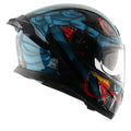 AXOR APEX VENOMOUS HELMET (Dull Black Blue) - AlwaysRiding