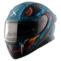 AXOR APEX VENOMOUS HELMET (Dull Black Blue) - AlwaysRiding