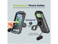 GPS Waterproof Mobile Holder Handlebar Mount with 15W Wireless Charger - Black - AlwaysRiding