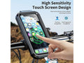 GPS Waterproof Mobile Holder Handlebar Mount with 15W Wireless Charger - Black - AlwaysRiding