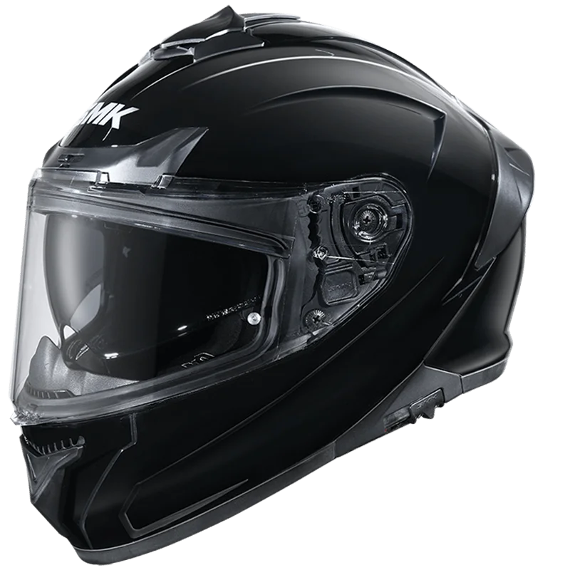 SMK TYPHOON SOLID HELMET GL200 (Gloss Black) - AlwaysRiding