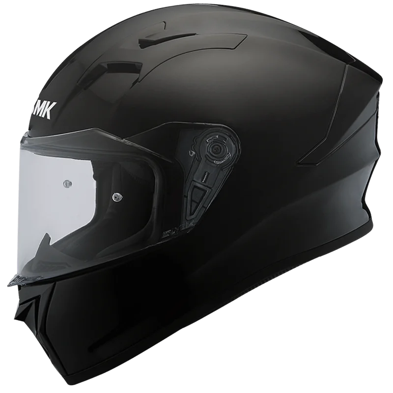 SMK STELLAR UNICOLOR HELMET GL200 (Gloss Black) - AlwaysRiding