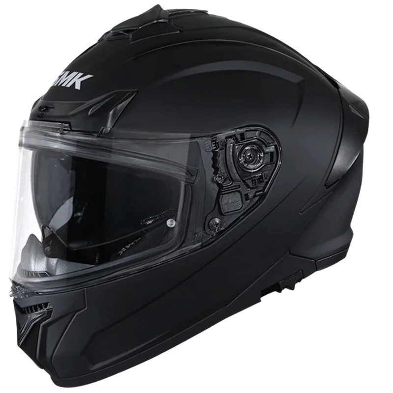 SMK TYPHOON SOLID HELMET MA200 (Matt Black) - AlwaysRiding