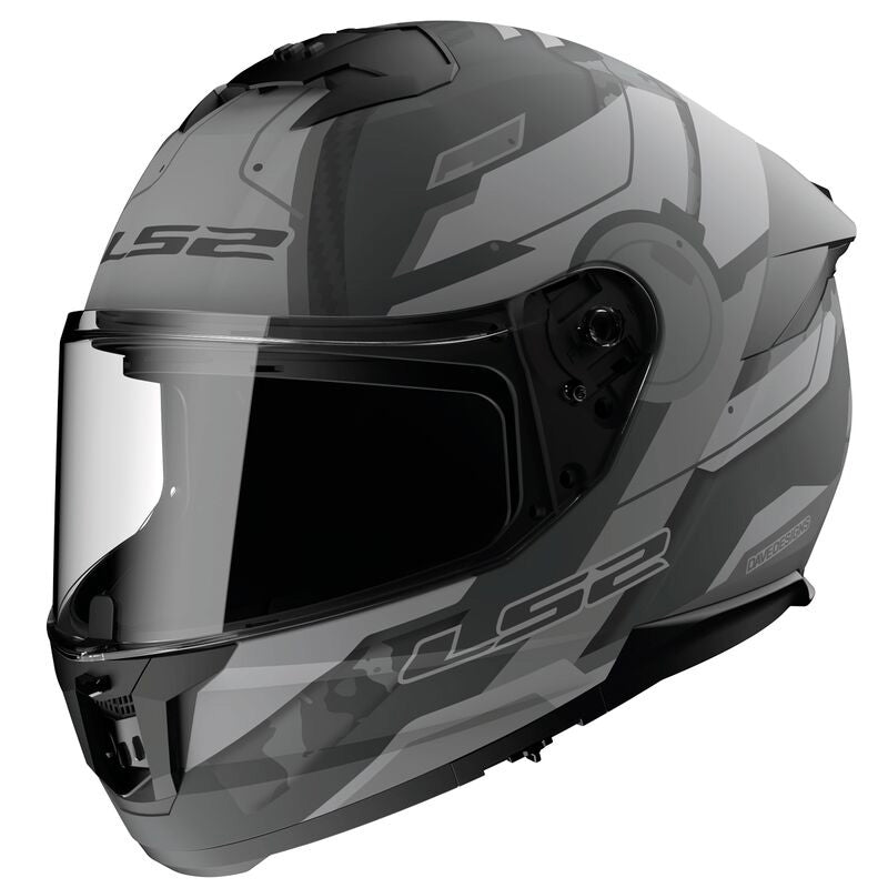 LS2 FF320 STREAM II SHADOW HELMET (Matt Titanium Grey)
