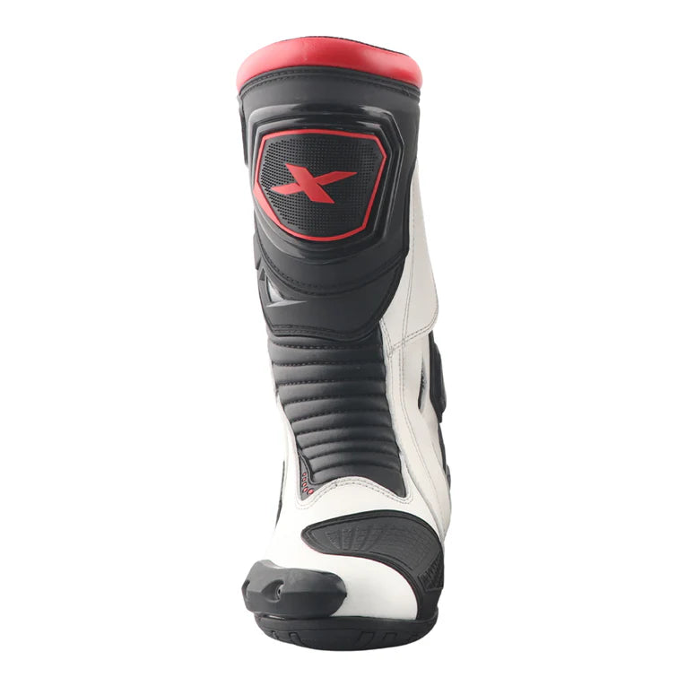 AXOR SLIPSTREAM PRO RIDING BOOTS (Black White Red)