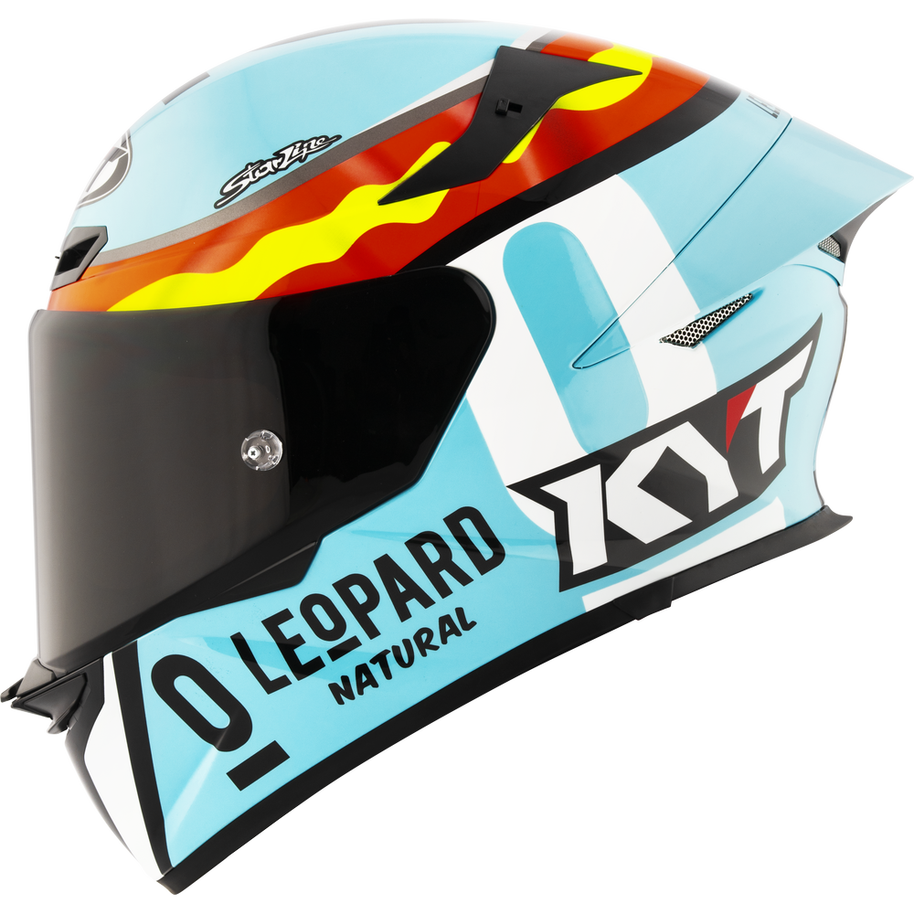 KYT TT-REVO LEOPARD REPLICA SPANIARD HELMET (Gloss Blue)