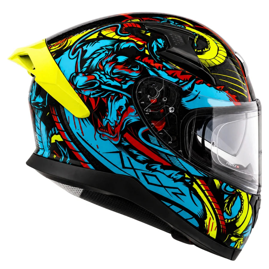 AXOR APEX SCRATCH HELMET (Gloss Black Blue)