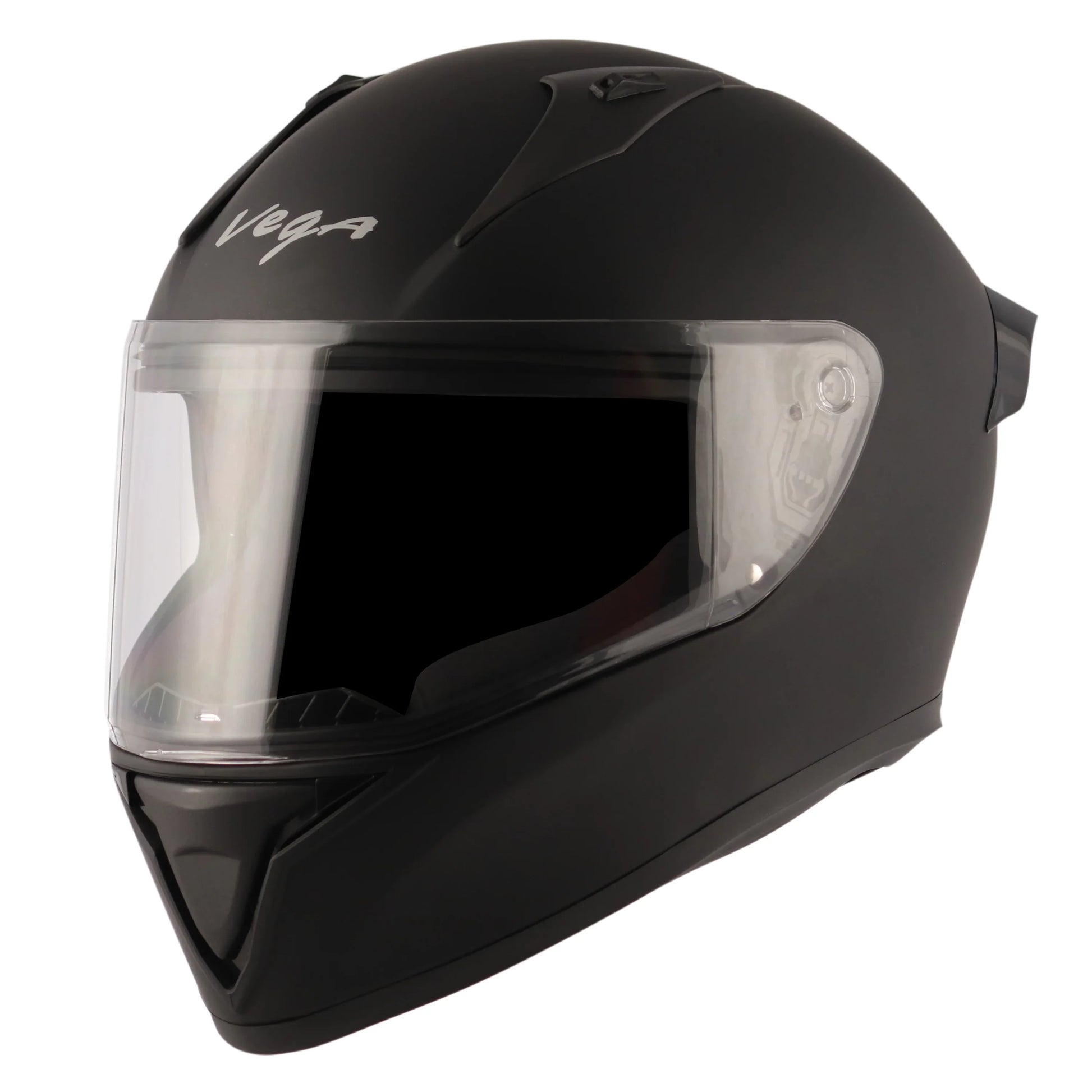 VEGA BOLT SOLID HELMET (Dull Black) - Always Riding
