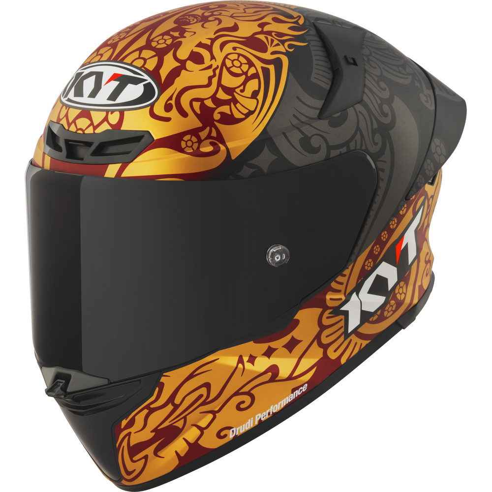 KYT TT-REVO ENEA INDONESIA REPLICA 2023 HELMET (Matt Gold)