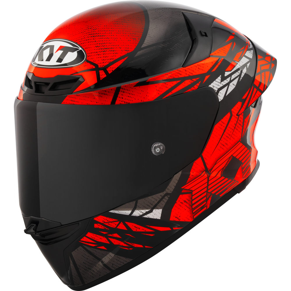 KYT TT-REVO COMBUSTION HELMET (Matt Red)