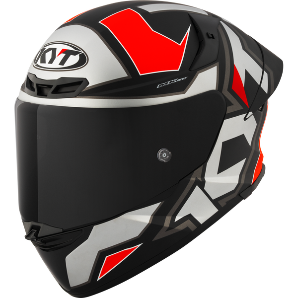 KYT TT-REVO ELECTRON HELMET (Matt Grey Red)