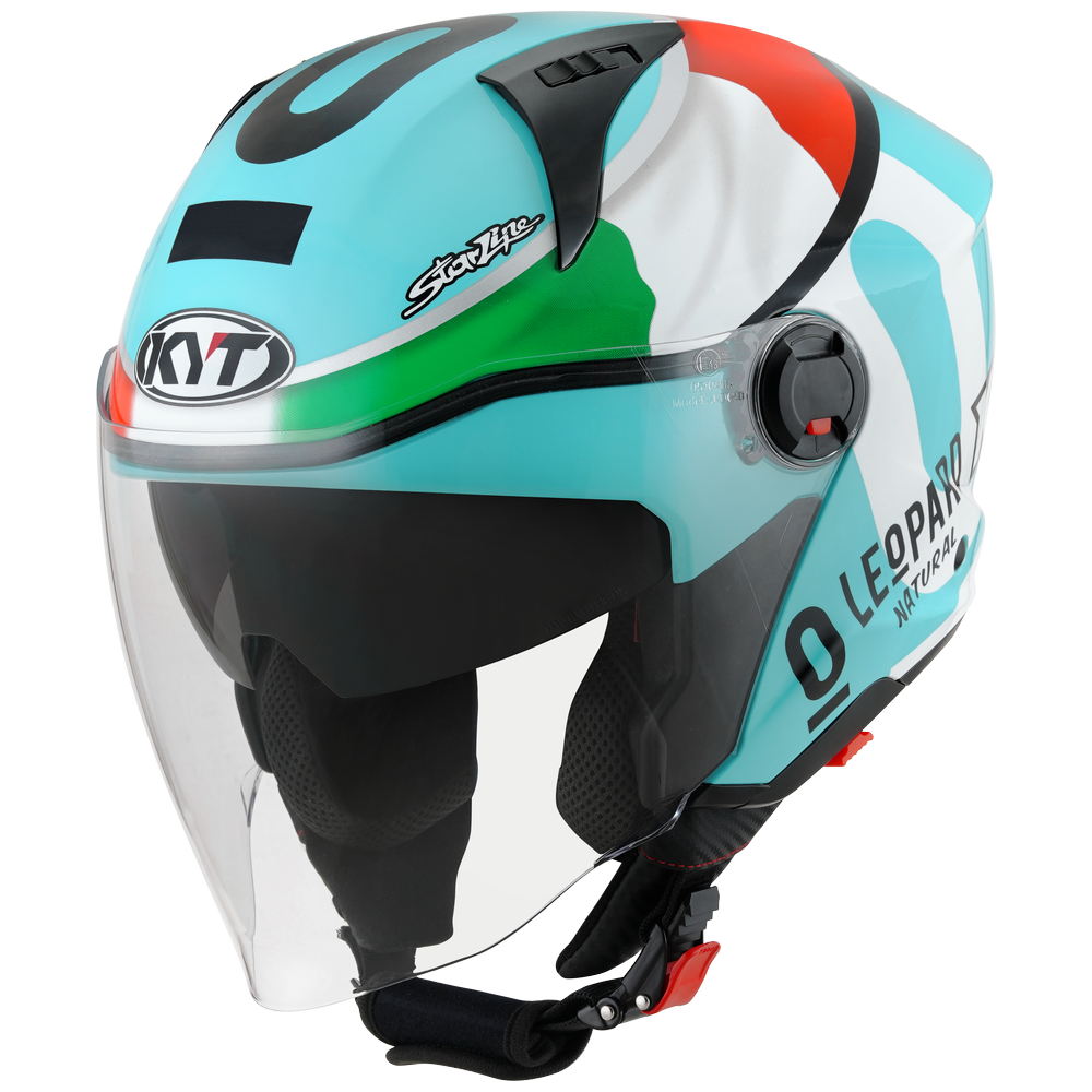 KYT D-CITY FOGGIA REPLICA HELMET (Gloss Blue) - Main Image