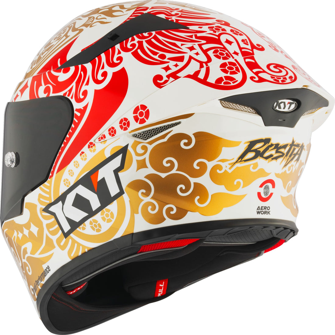 KYT TT-REVO ENEA INDONESIA 2023 HELMET (Gloss White)