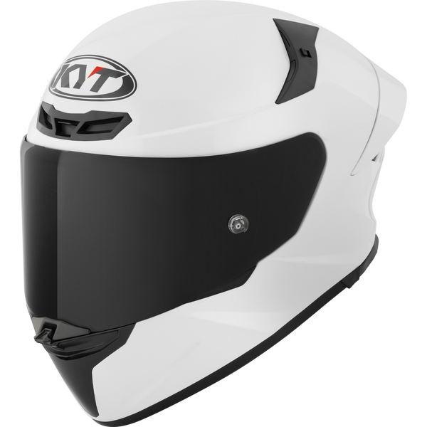 KYT TT-REVO PLAIN HELMET (Gloss White)