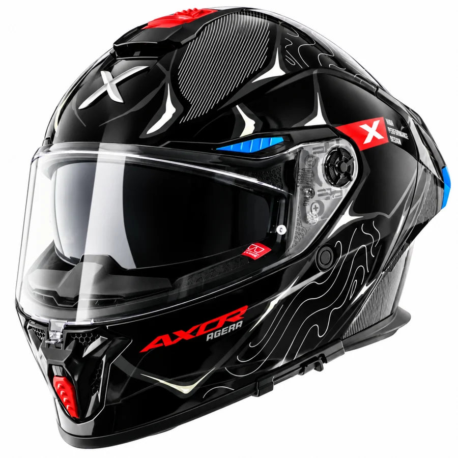 AXOR AGERA RAIZ HELMET (Gloss Black Grey)
