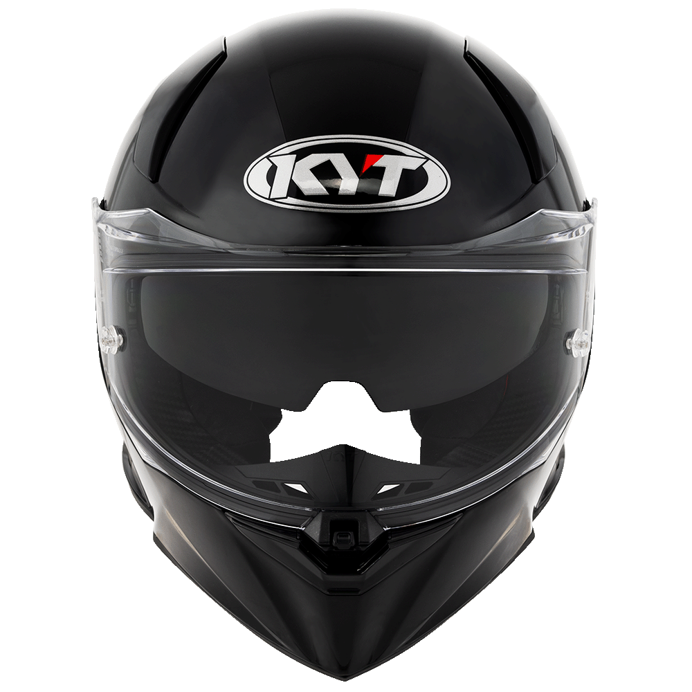 Kyt R2r Gopro KYT R2R PRO PLAIN HELMET (Gloss Black)