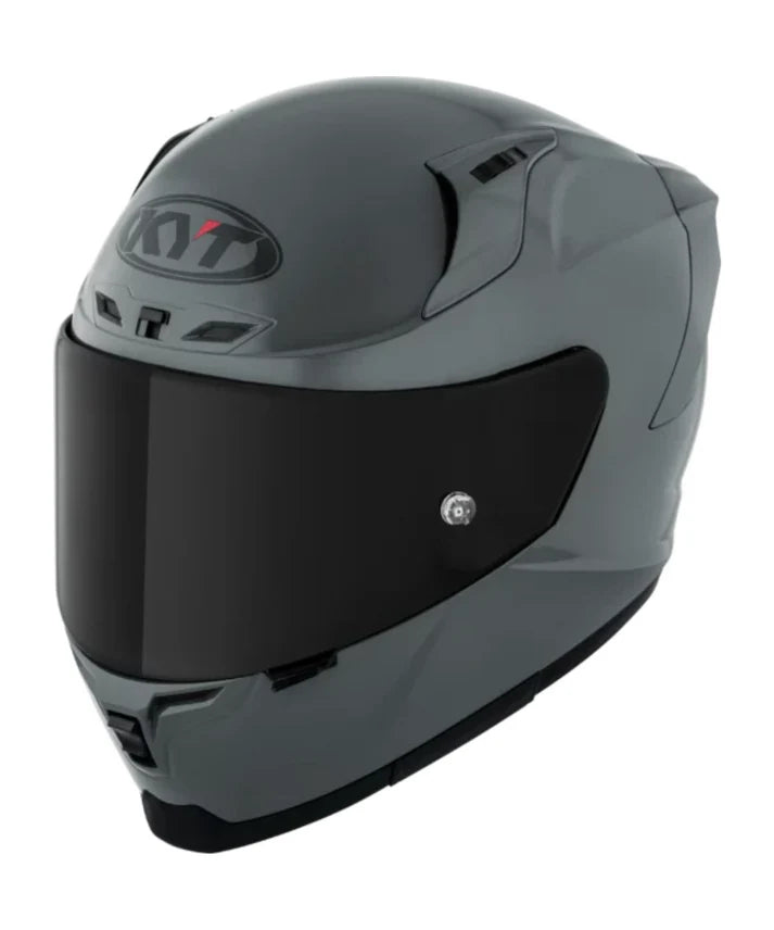 KYT STRIKER 2V PLAIN HELMET (Gloss GRL Grey)