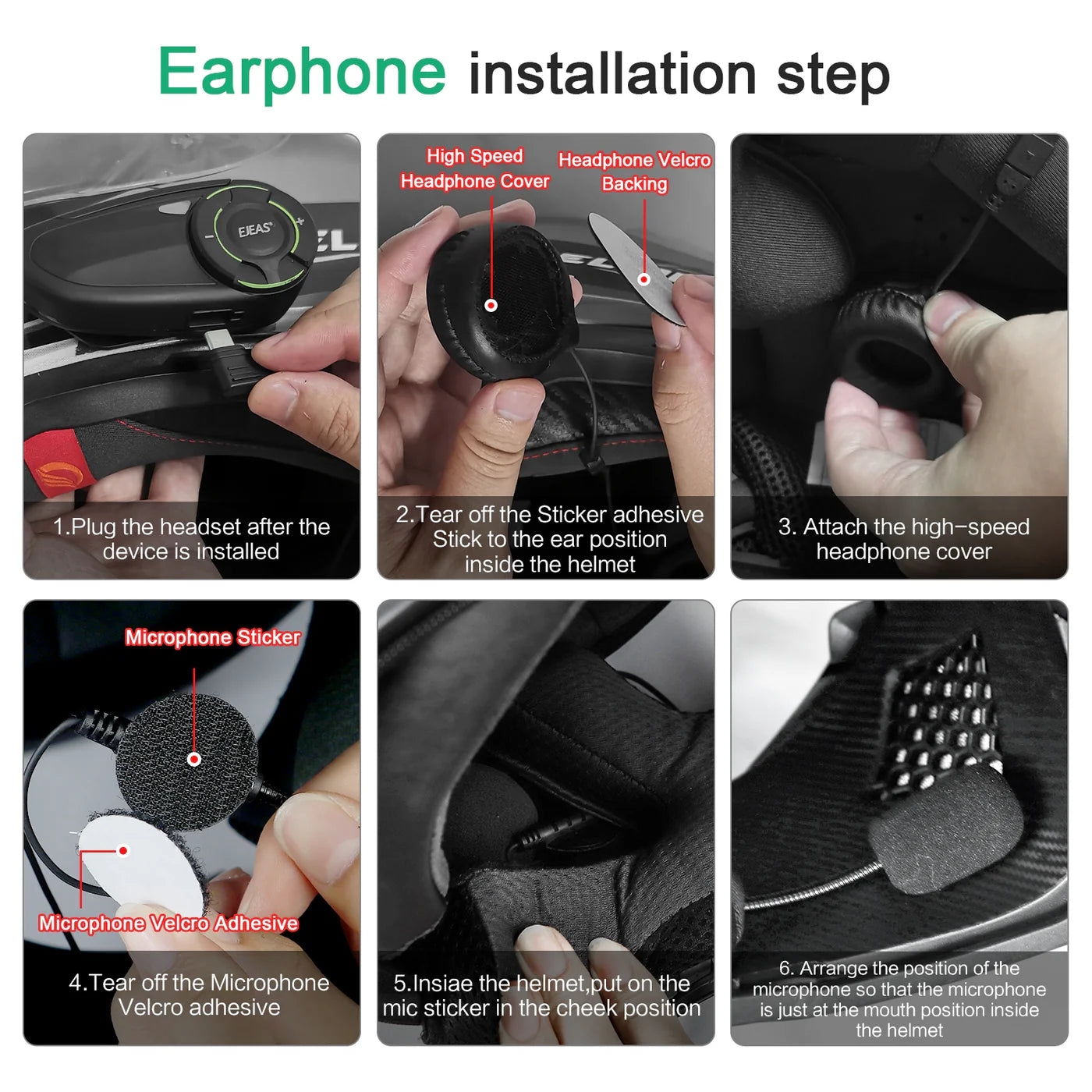 EJEAS Q8 MESH INTERCOM (WARRANTY 12 MONTHS) - Always Riding