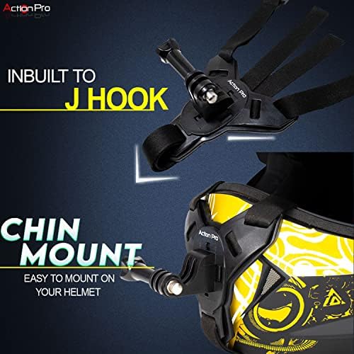 AR ACTION PRO CHIN STRAP HELMET MOUNT with MOBILE HOLDER - Always Riding