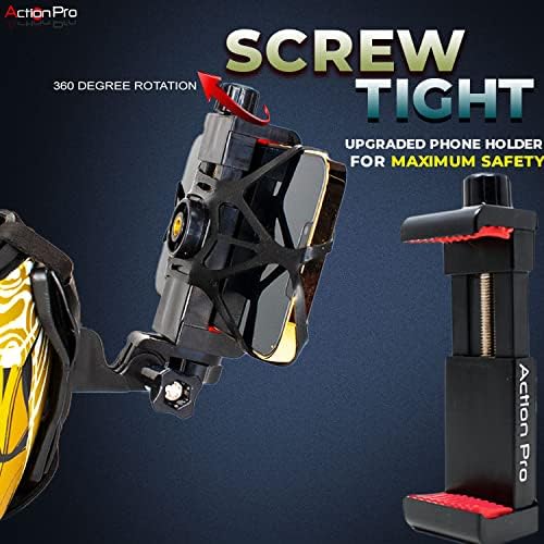 AR ACTION PRO CHIN STRAP HELMET MOUNT with MOBILE HOLDER - Always Riding