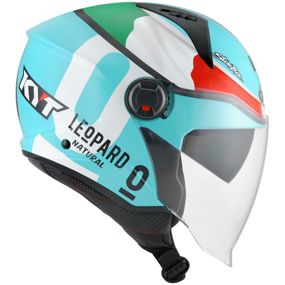 KYT D-CITY FOGGIA REPLICA HELMET (Gloss Blue)