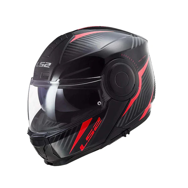 LS2 FF902 SCOPE SKID HELMET (Gloss Black Red) - AlwaysRiding