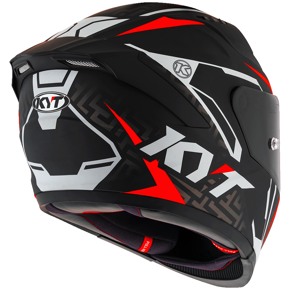 KYT STRIKER 2V #02 (Matt Black Red) - Always Riding
