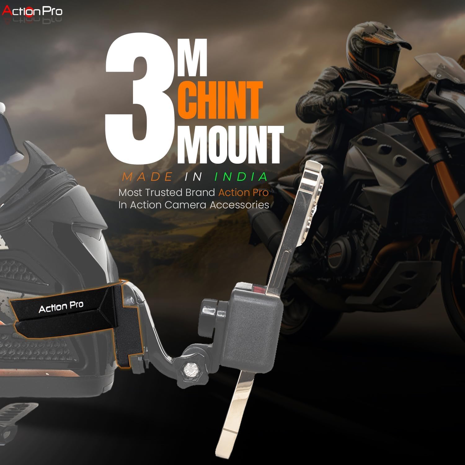 AR ACTION PRO 3M HELMET CHIN MOUNT - Always Riding