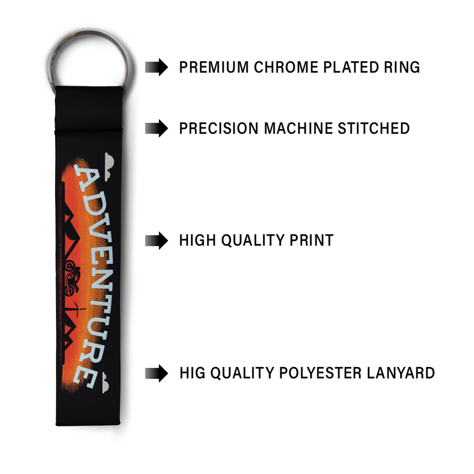 Adventure Begins with You | Keychain - Always Riding