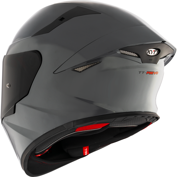 KYT TT-REVO PLAIN HELMET (Matt GRL Grey)
