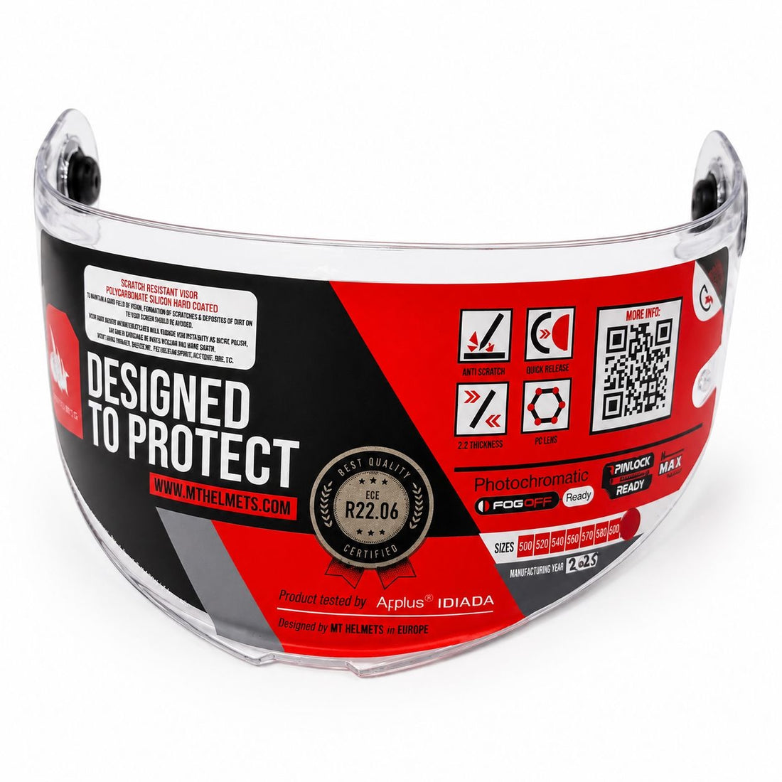 MT V14-B VISOR (Clear)