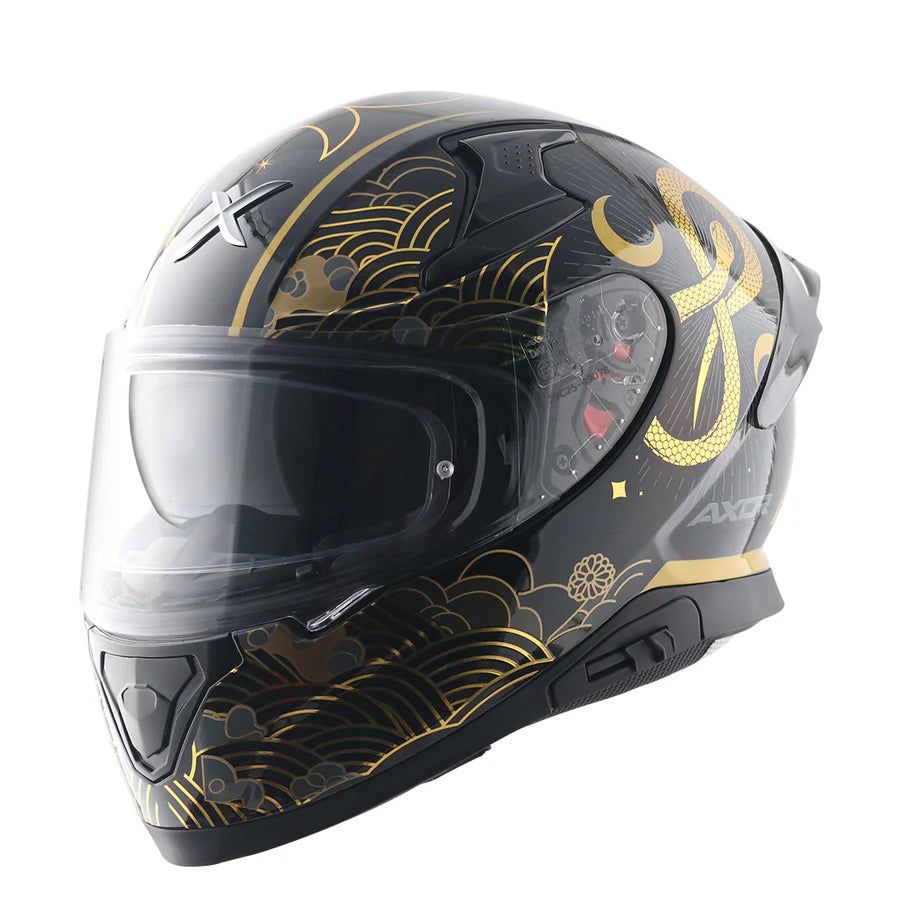 AXOR APEX INFINITY HELMET (Gloss Black Gold) - Always Riding