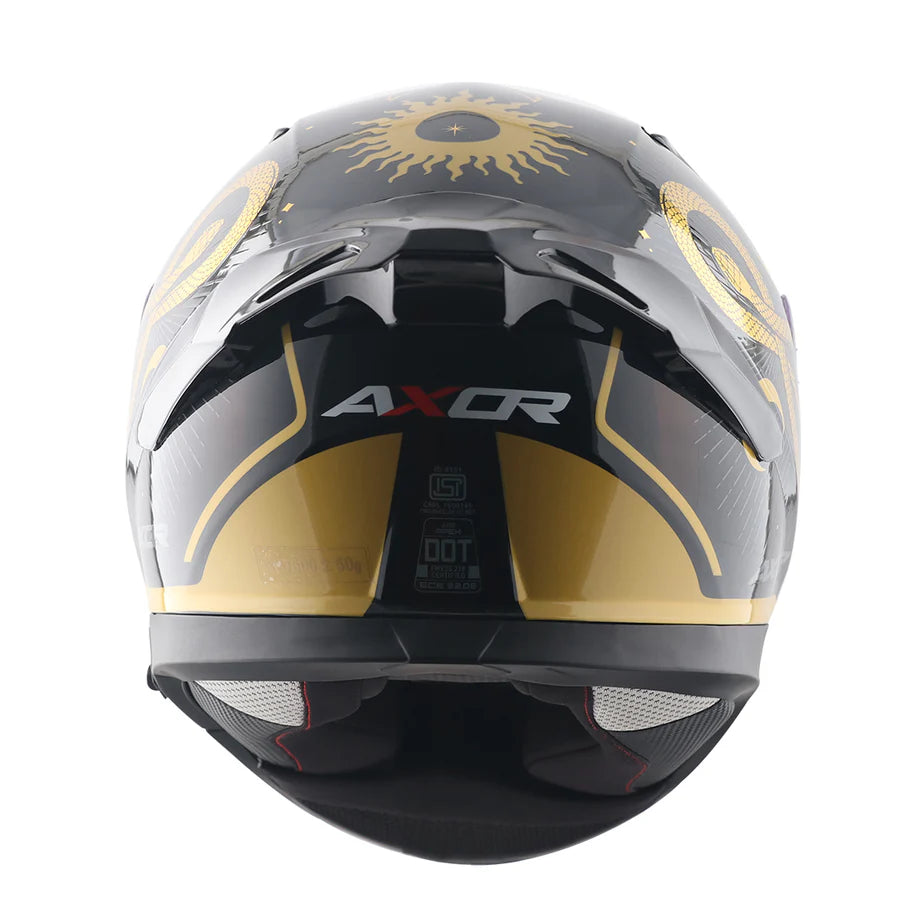 AXOR APEX INFINITY HELMET (Gloss Black Gold) - Always Riding