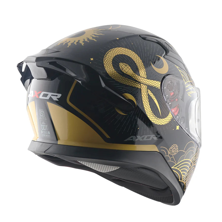 AXOR APEX INFINITY HELMET (Gloss Black Gold) - Always Riding