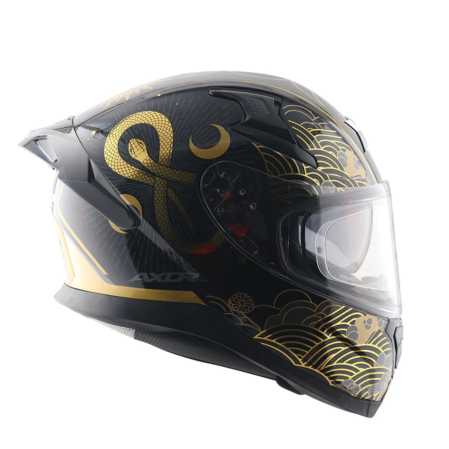 AXOR APEX INFINITY HELMET (Gloss Black Gold) - Always Riding