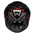 SMK TYPHOON AZONIX HELMET MA263 (Matt Grey Red) - Always Riding