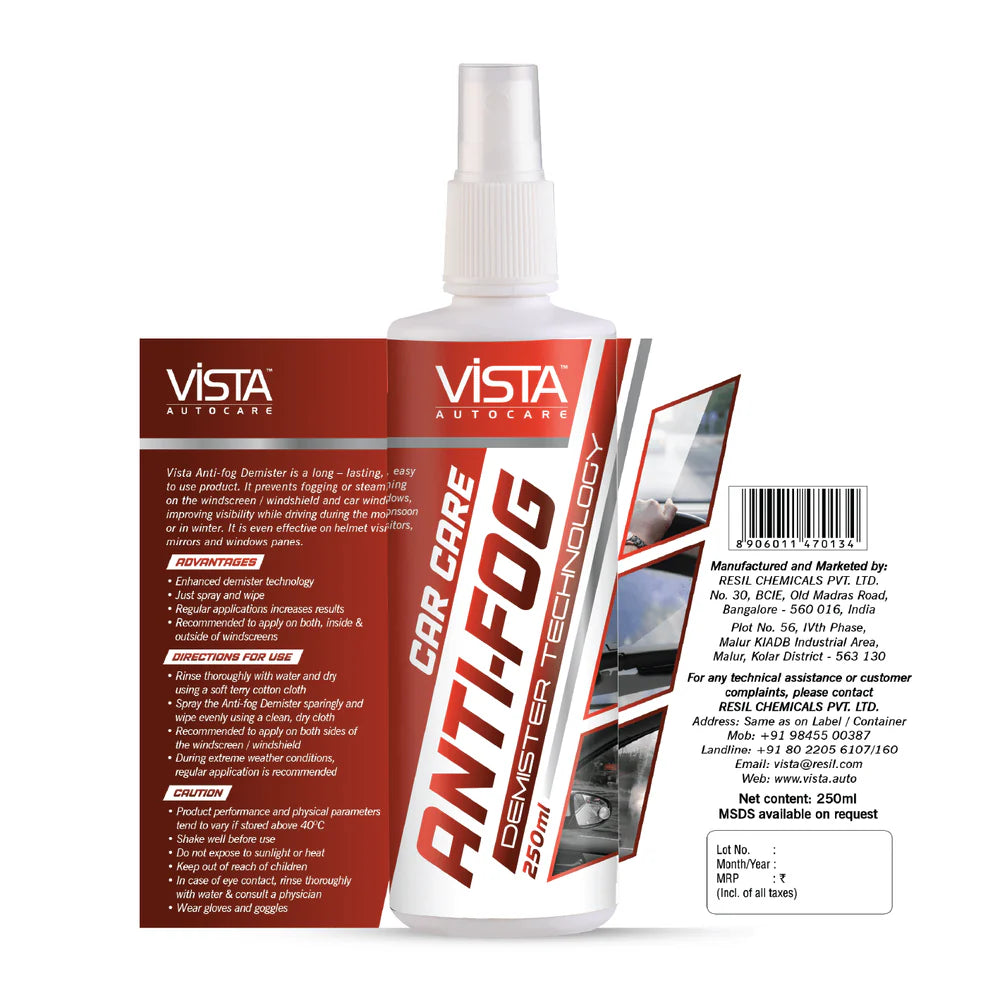 Vista Anti Fog Demister 250 ml - Always Riding