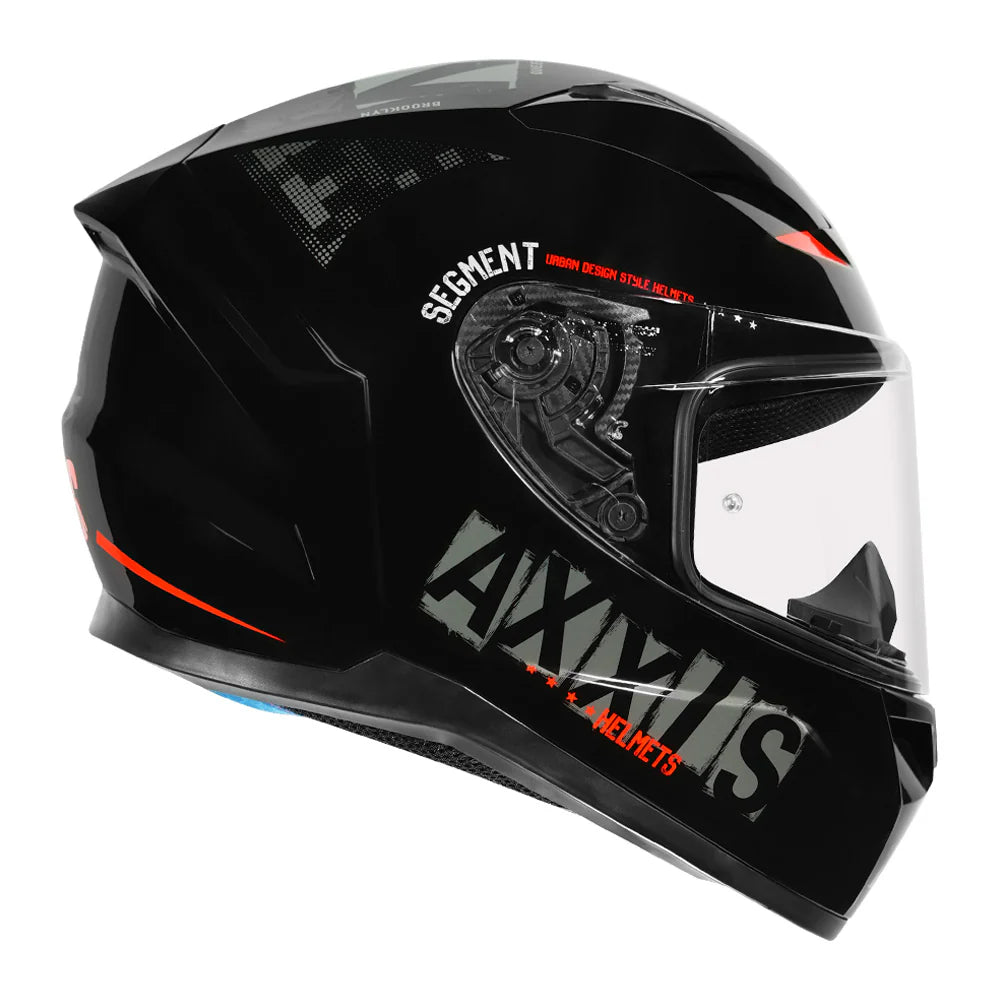 AXXIS SEGMENT NYC HELMET (Gloss Black Red)