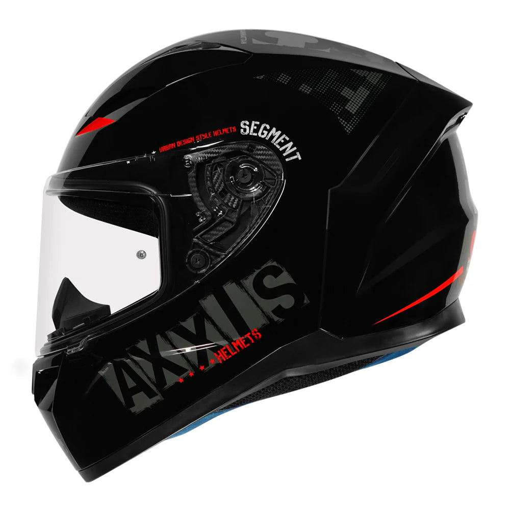 AXXIS SEGMENT NYC HELMET (Gloss Black Red)