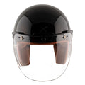 AXOR RETRO JET HELMET (Gloss Black) - AlwaysRiding