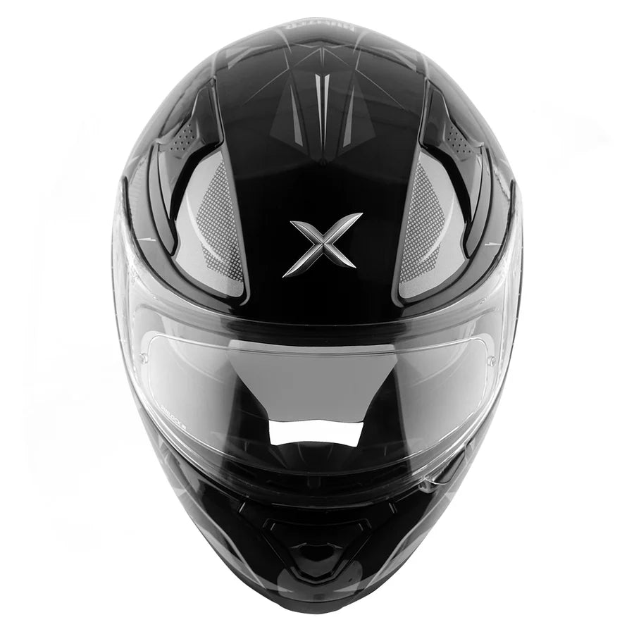 AXOR APEX HUNTER HELMET (Gloss Black Grey) - AlwaysRiding