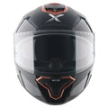 AXOR BRUTALE CORSA DUAL SPOILER HELMET (Gloss Black Orange) - Always Riding