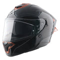 AXOR BRUTALE CORSA DUAL SPOILER HELMET (Gloss Black Orange) - Always Riding