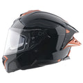 AXOR BRUTALE CORSA DUAL SPOILER HELMET (Gloss Black Orange) - Always Riding