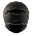 VEGA BOLT SOLID HELMET (Dull Black) - Always Riding
