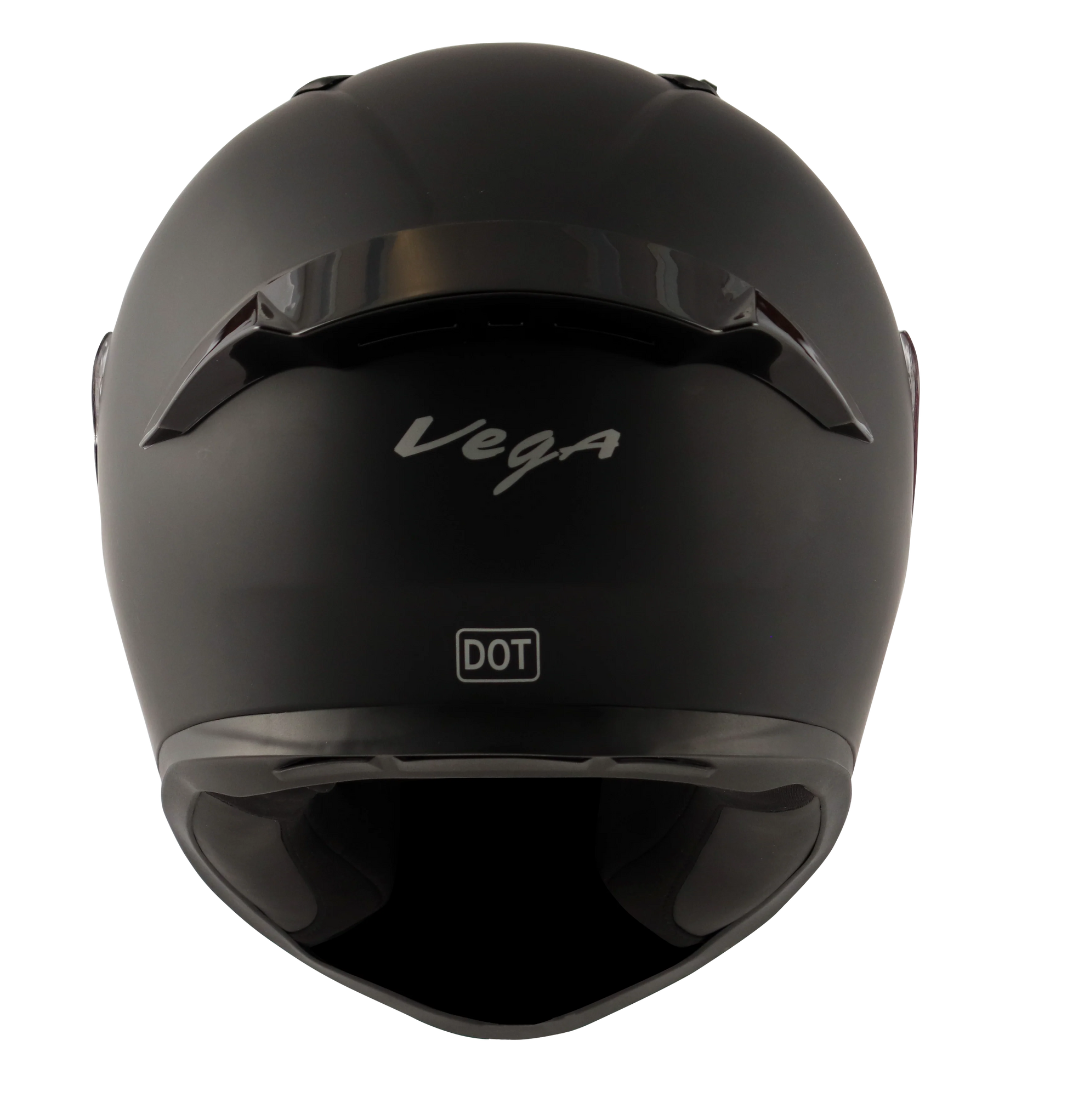 VEGA BOLT SOLID HELMET (Dull Black) - Always Riding