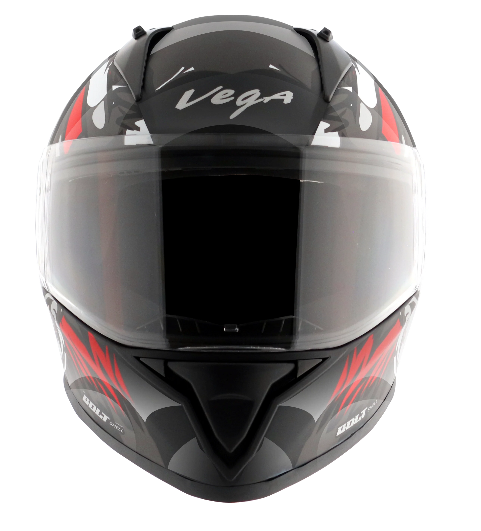 VEGA BOLT BUNNY HELMET (Gloss Black Red) - Always Riding